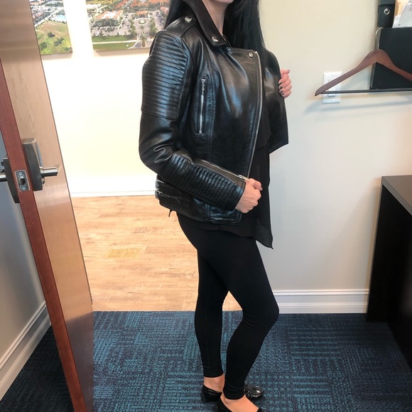 Burberry Women's Leather Bomber Jacket - Picture 8 of 8